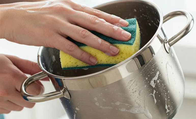 Kararan Çelik Tencere Nasıl Beyazlar?