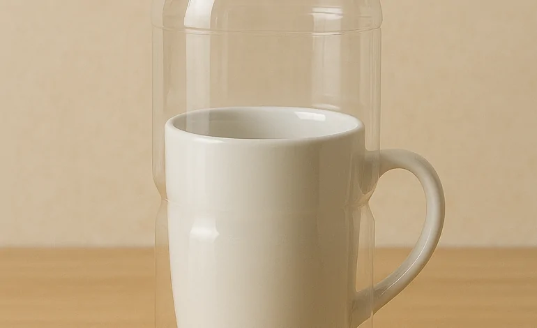 Pet Şişe ile Bardak Saklama Yöntemi