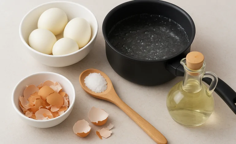 Haşlanmış Yumurtayı Kolayca Soymanın Püf Noktası