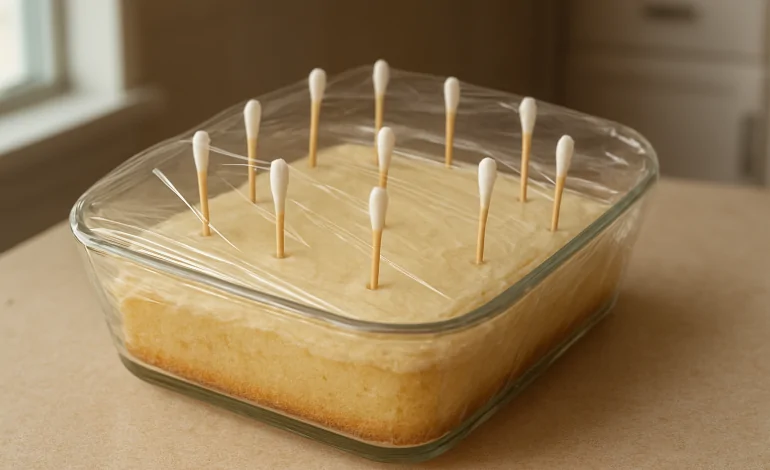 Pastanın Streçe Yapışmasını Önlemenin Pratik Yolu