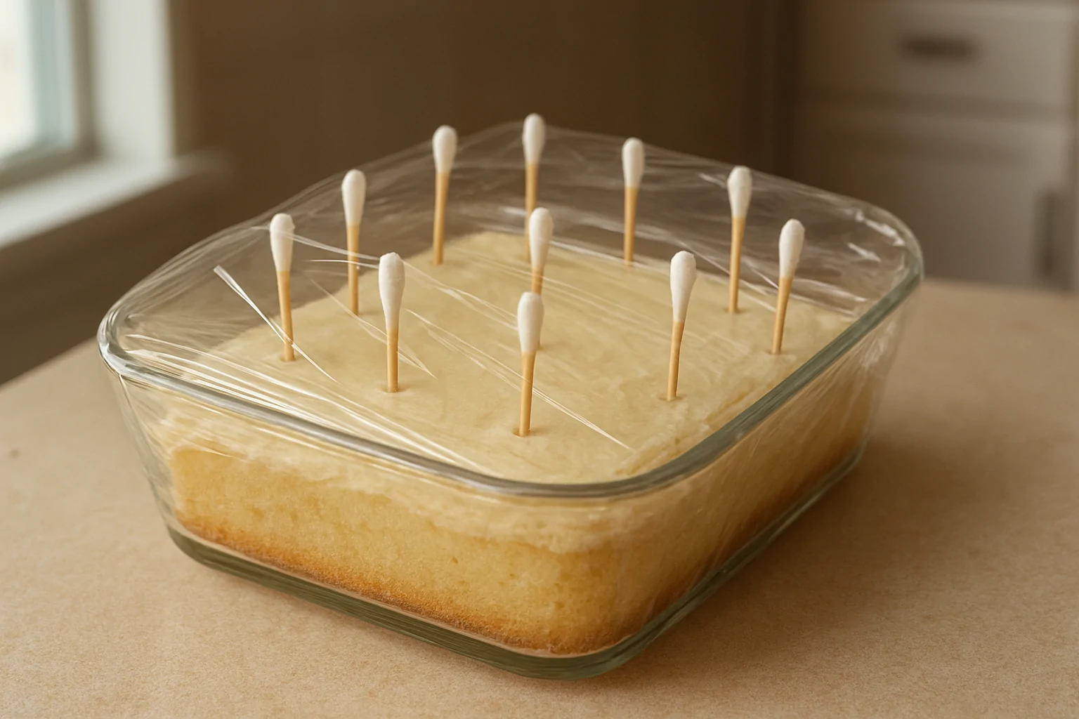 Pastanın Streçe Yapışmasını Önlemenin Pratik Yolu