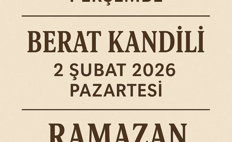 2026 Yılı Dini Günler