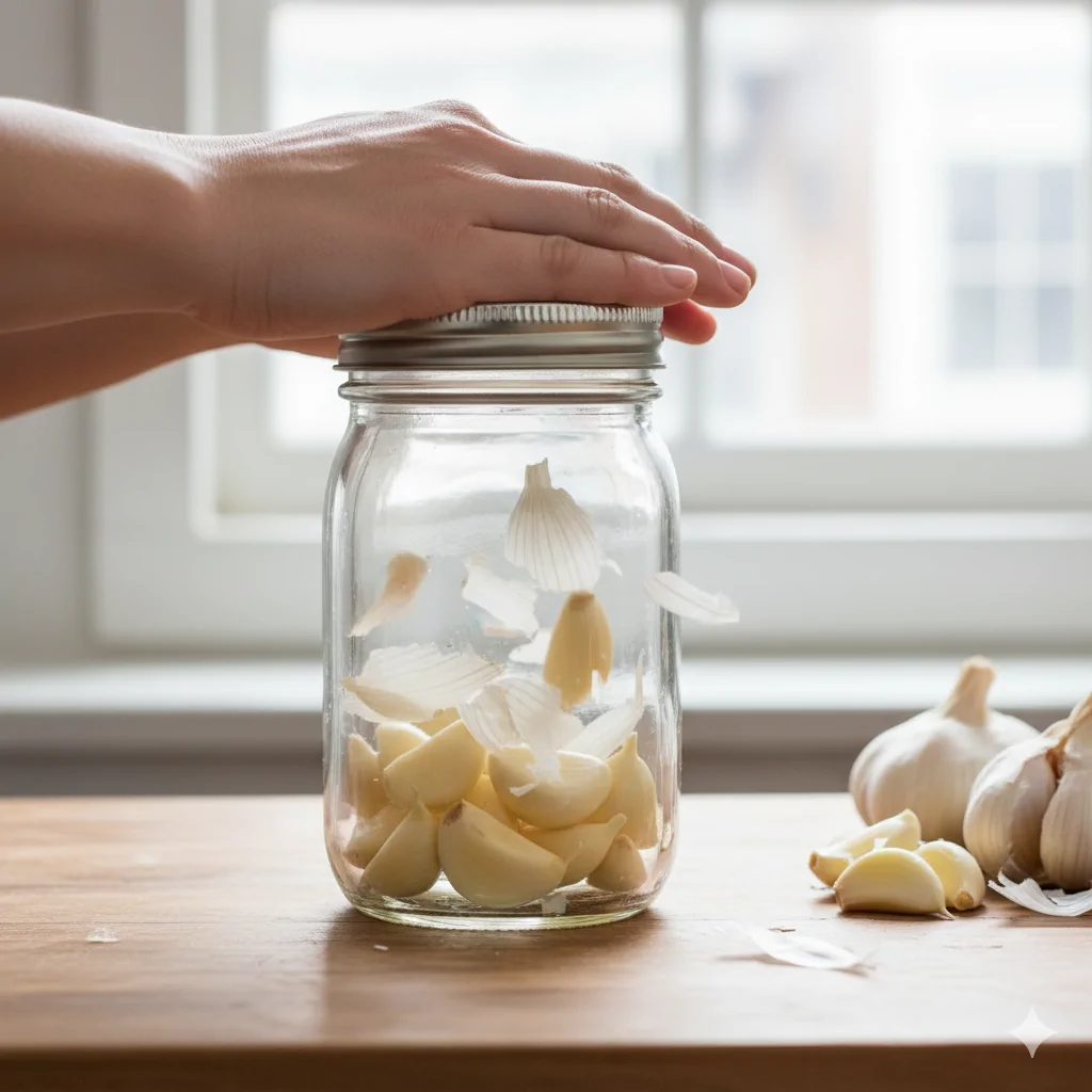 10 Saniyede Sarımsak Soyma Tekniği!