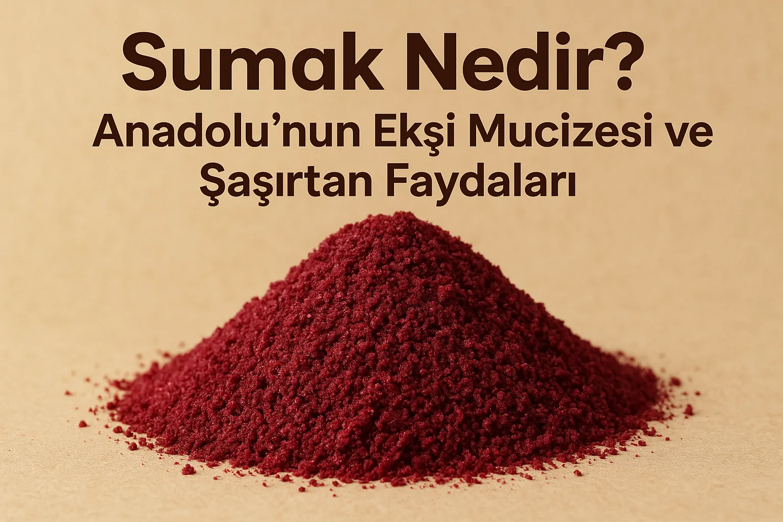 “Sumak Nedir? Anadolu’nun Ekşi Mucizesi ve Şaşırtan Faydaları”