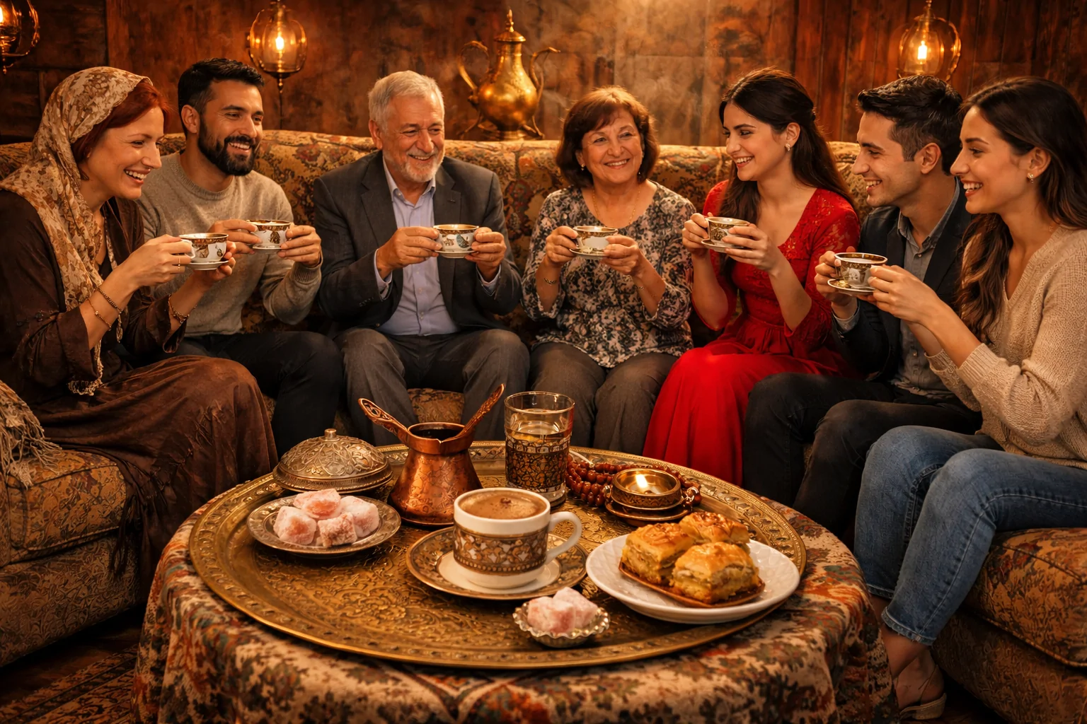 Bir Fincan Türk Kahvesiyle Kurulan Gönül Bağları