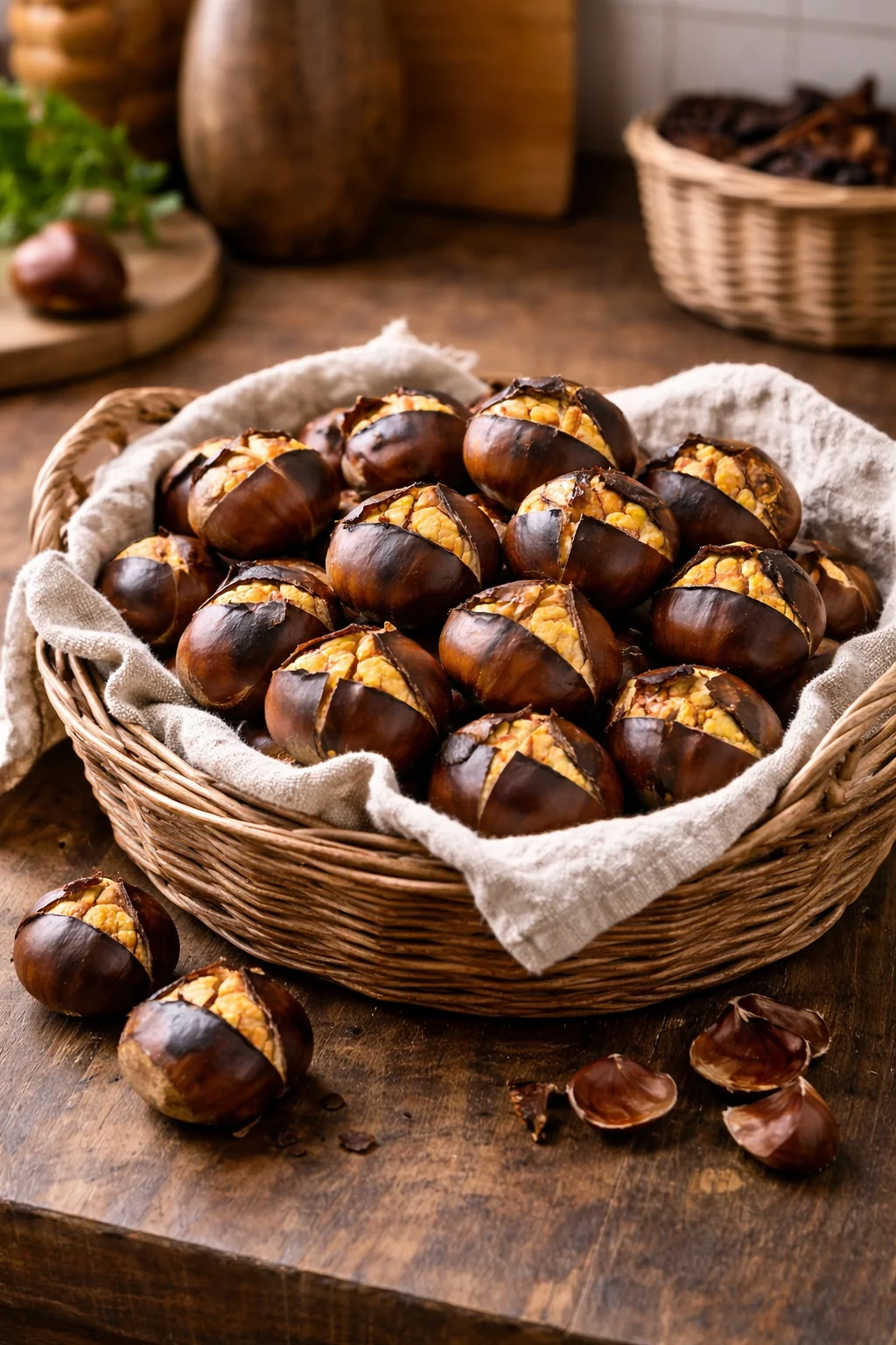 Sokak Kestanesi Tadında Fırın Kestanesi