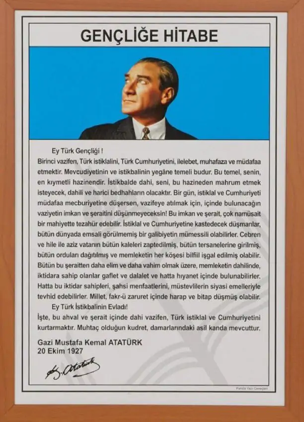 Atatürk’ün Gençliğe Hitabesi Ne Anlatıyor? Gençliğe Hitabe’de Geçen Kelimeler ve Açıklamaları