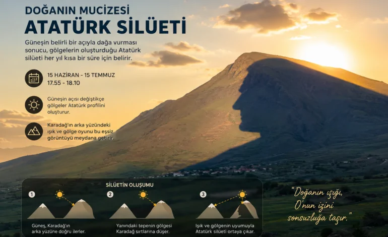 Yılda Sadece Kısa Süre Görülen Atatürk Silüetinin Hikâyesi