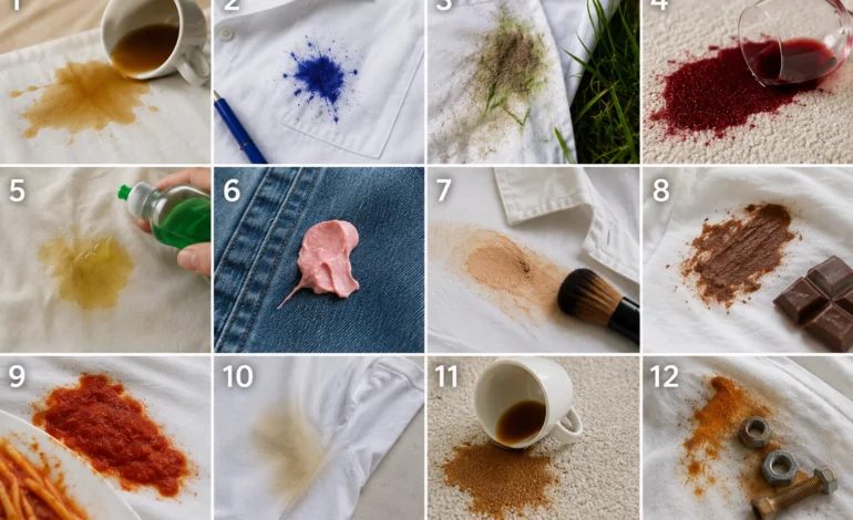 10 Yaygın Lekeyi Çıkarmanın Pratik Yolları